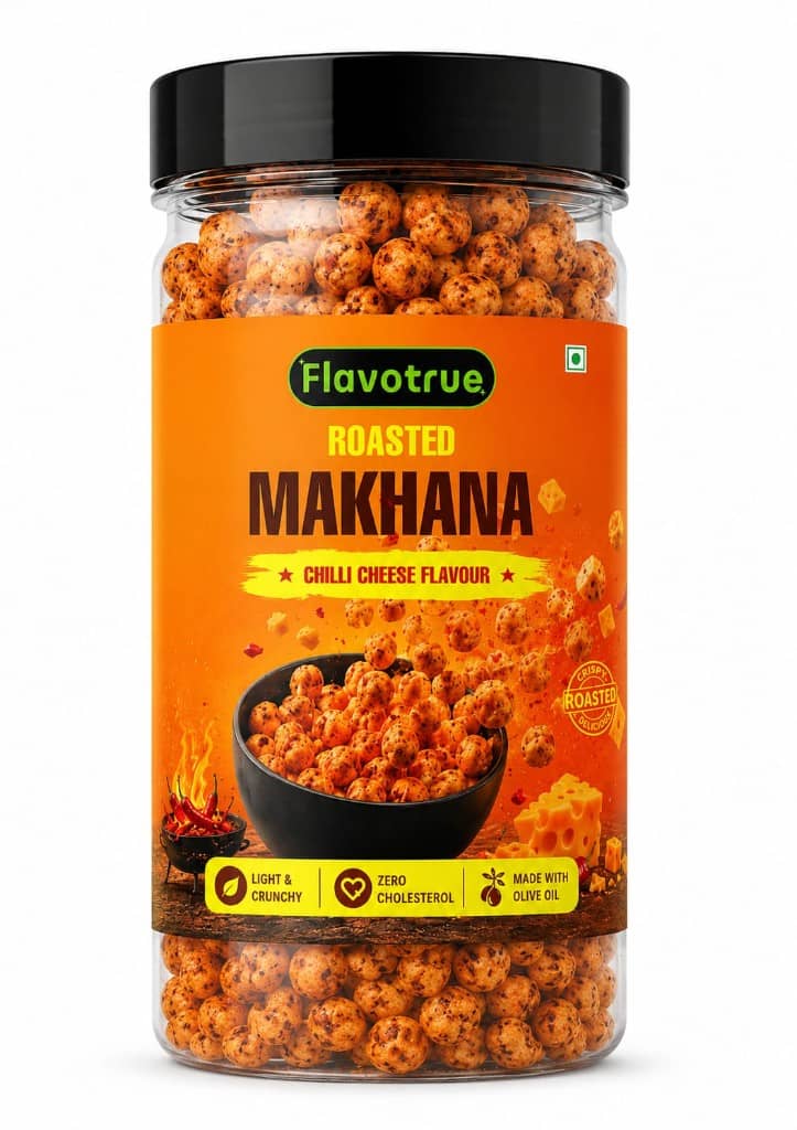 Roasted Makhana — Chilli Cheese Flavour