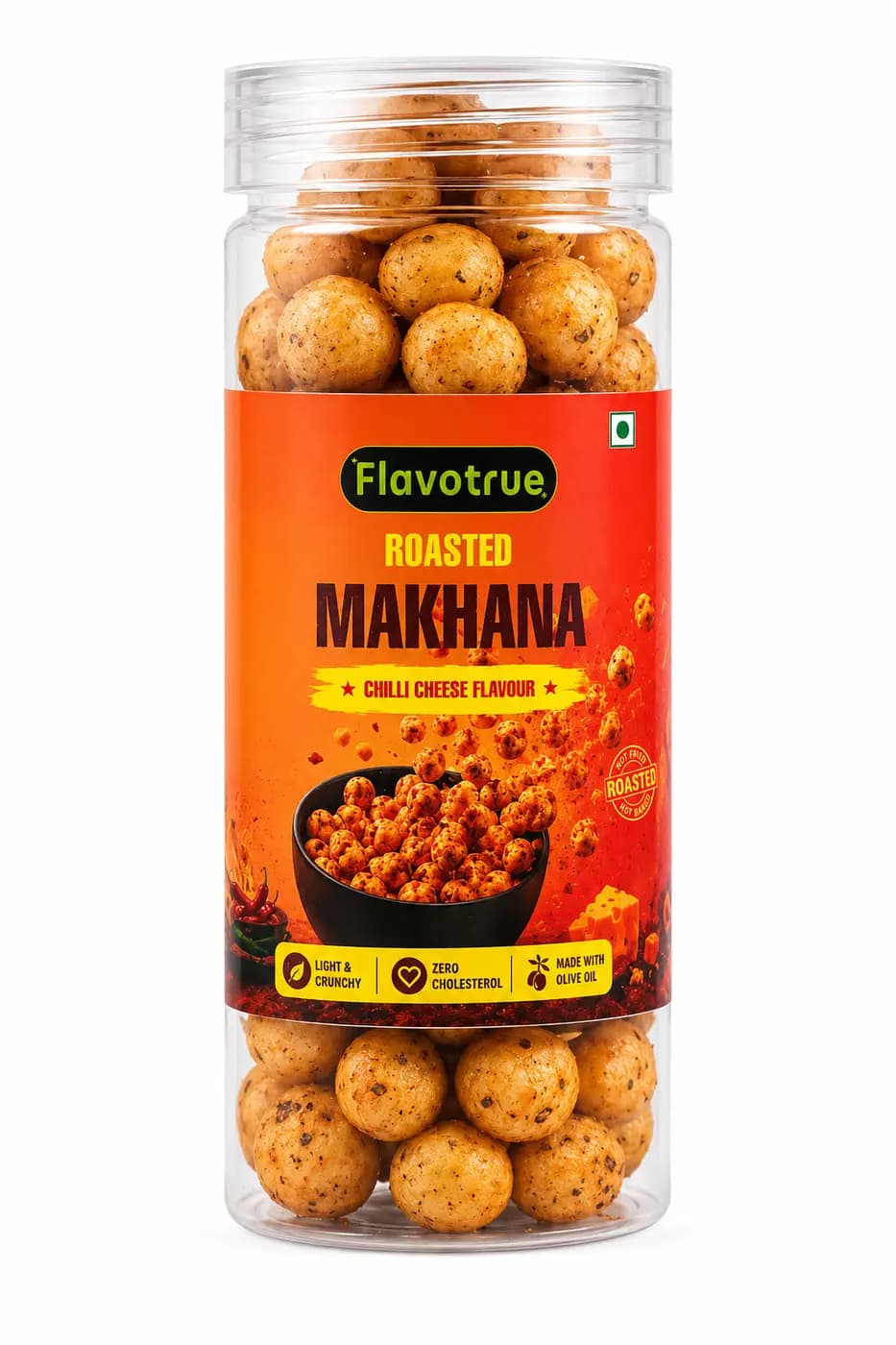 Roasted Makhana-Chilli Cheese Small Jar
