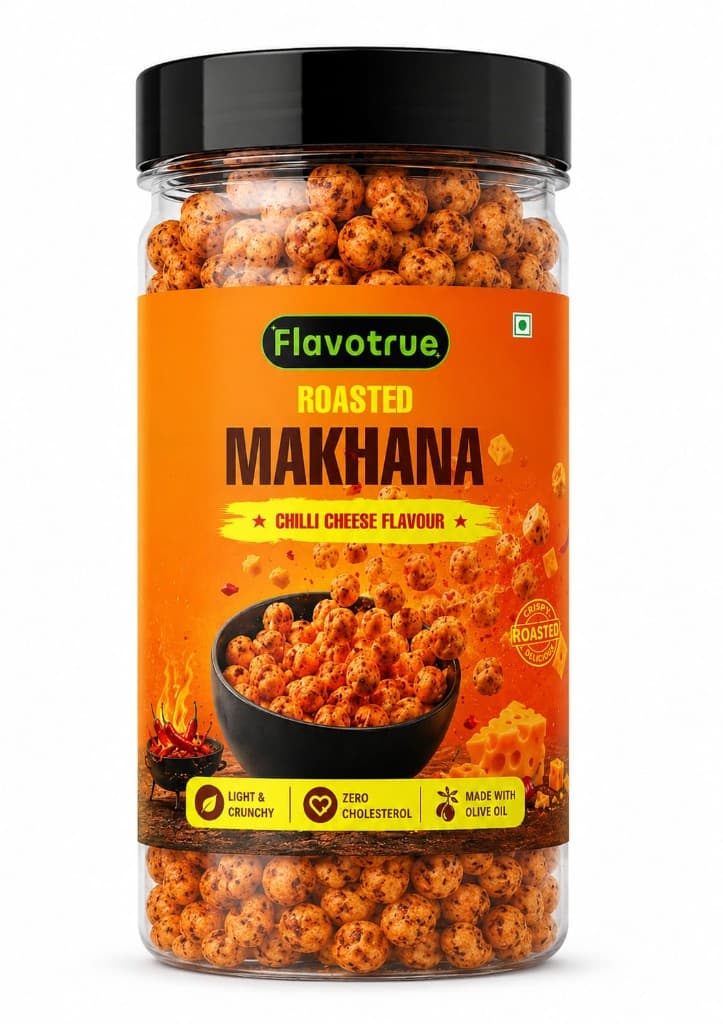 Roasted Makhana — Chilli Cheese Flavour