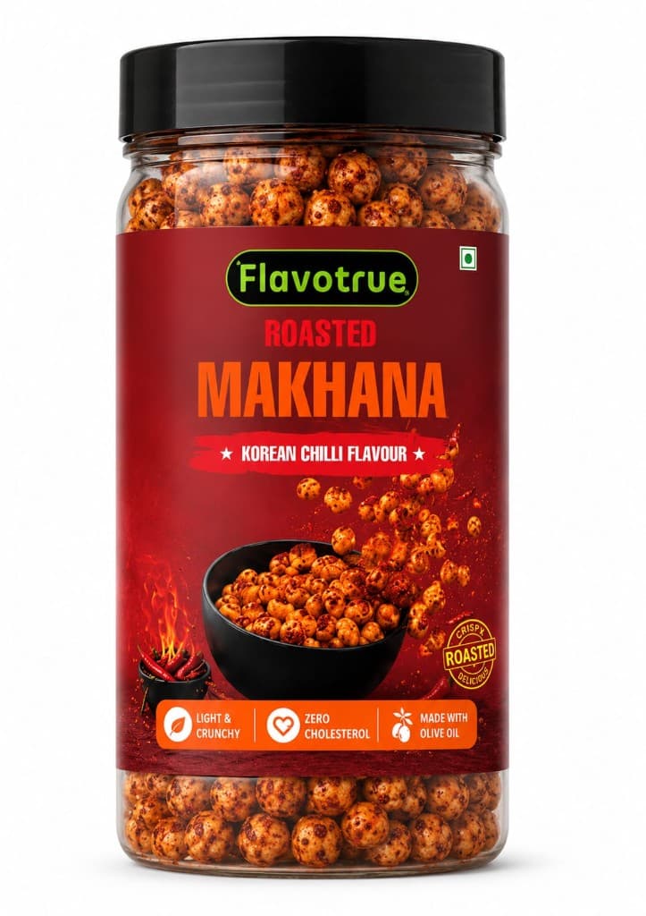 Roasted Makhana — Korean Chilli Flavour